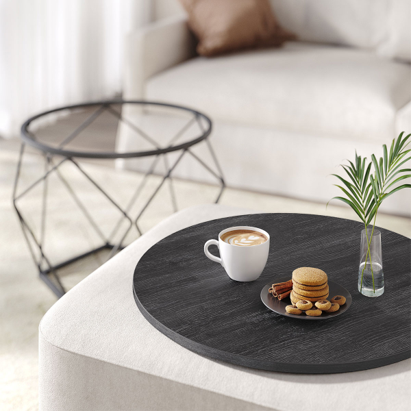 Βοηθητικά Τραπεζάκια Με Αποθηκευτικό Χώρο (Σετ 2τμχ) Vasagle LET040B22V1