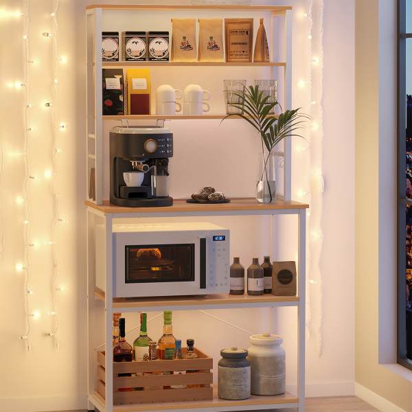 Ραφιέρα Δαπέδου 6 Θέσεων (80x40x167) Vasagle KKS019W09