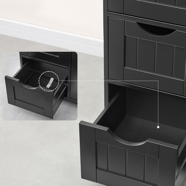 Ντουλάπι Δαπέδου Με 4 Συρτάρια (55x30x82) Vasagle LHC041B02