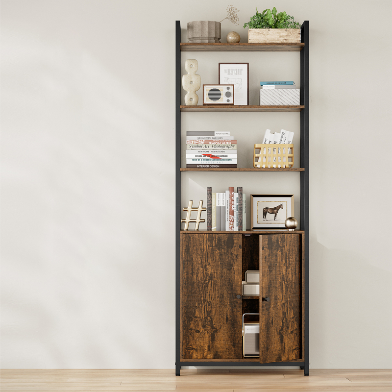 Ραφιέρα Δαπέδου 3 Θέσεων Με Ντουλάπι (60x24x159.5) Vasagle LLS133K01