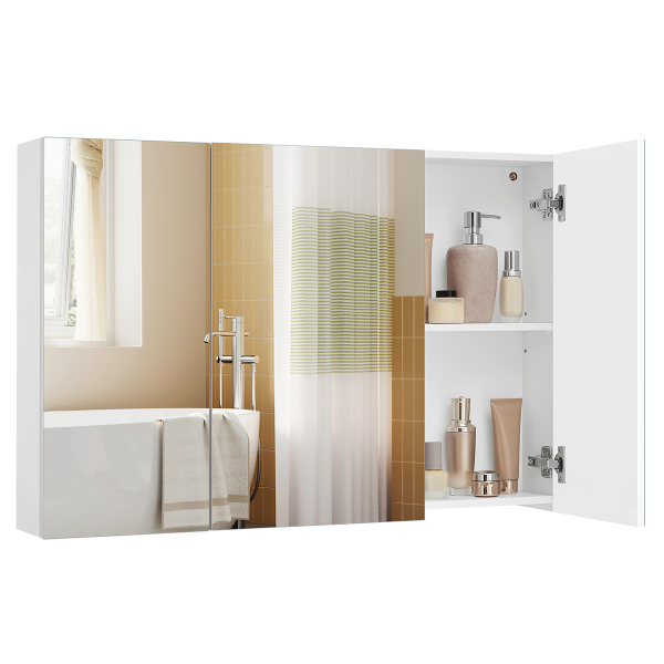 Καθρέφτης Μπάνιου Με Ντουλάπια (90x15x60) Vasagle BBK032W01