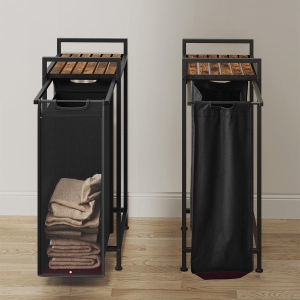 Καλάθι Απλύτων Με Πάγκο (42x28x75) Vasagle BLH001B01