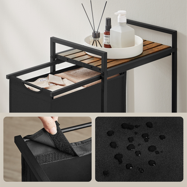 Καλάθι Απλύτων Με Πάγκο (42x28x75) Vasagle BLH001B01