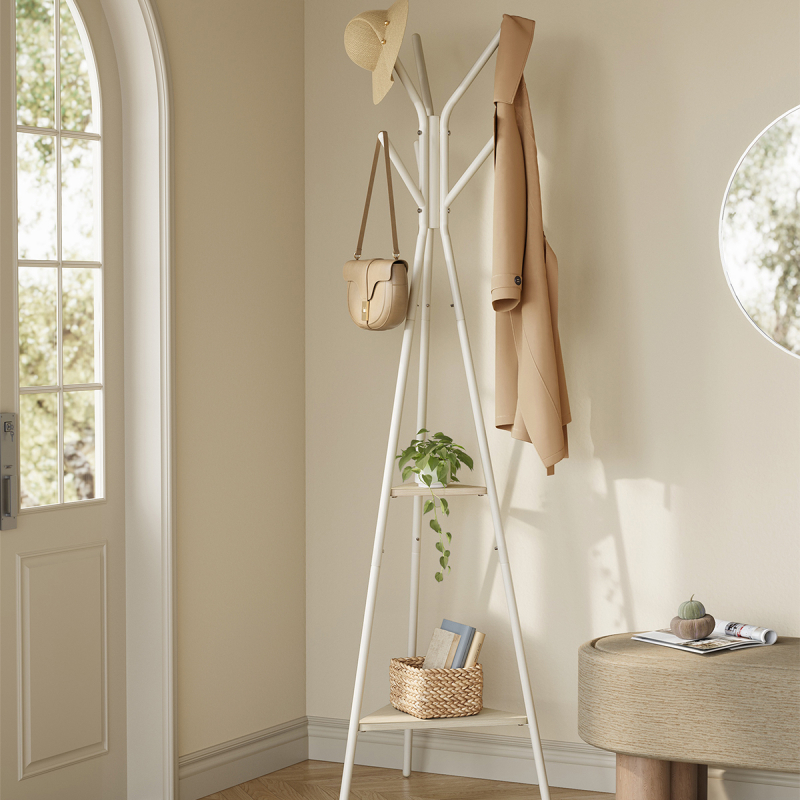 Καλόγερος Ρούχων Με Ράφια (50x50x181.6) Vasagle RCR016N01