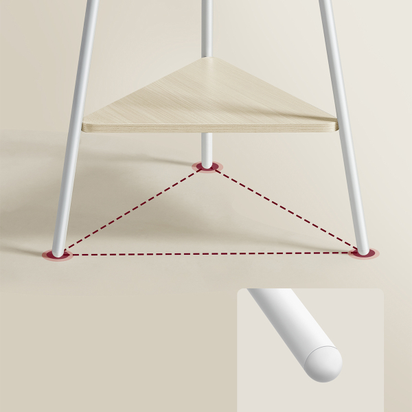 Καλόγερος Ρούχων Με Ράφια (50x50x181.6) Vasagle RCR016N01