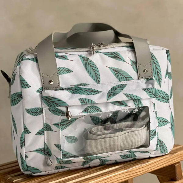 Ισοθερμική Τσάντα Φαγητού 9lt Amber 3011-1 White Leaves