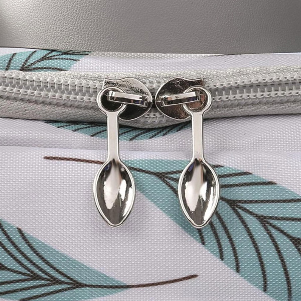 Ισοθερμική Τσάντα Φαγητού 9lt Amber 3011-1 White Leaves