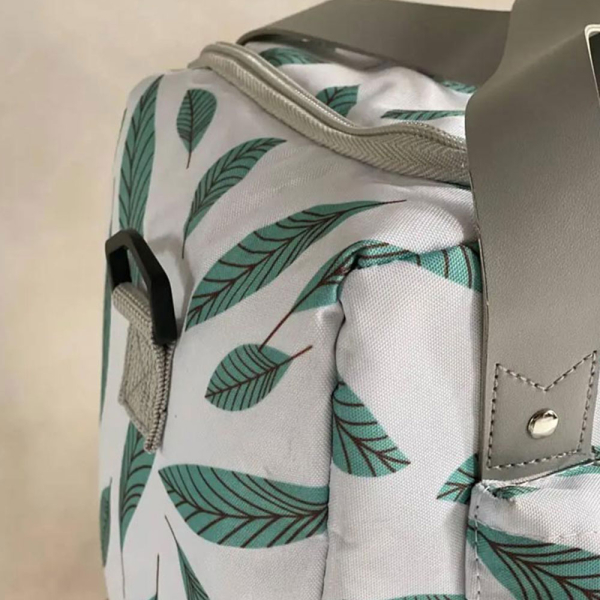 Ισοθερμική Τσάντα Φαγητού 9lt Amber 3011-1 White Leaves