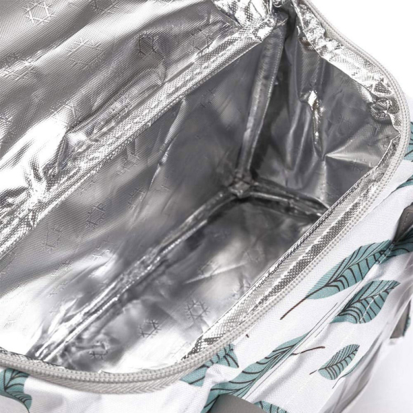 Ισοθερμική Τσάντα Φαγητού 6lt Amber 3010-2 White Leaves