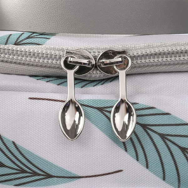 Ισοθερμική Τσάντα Φαγητού 6lt Amber 3010-2 White Leaves