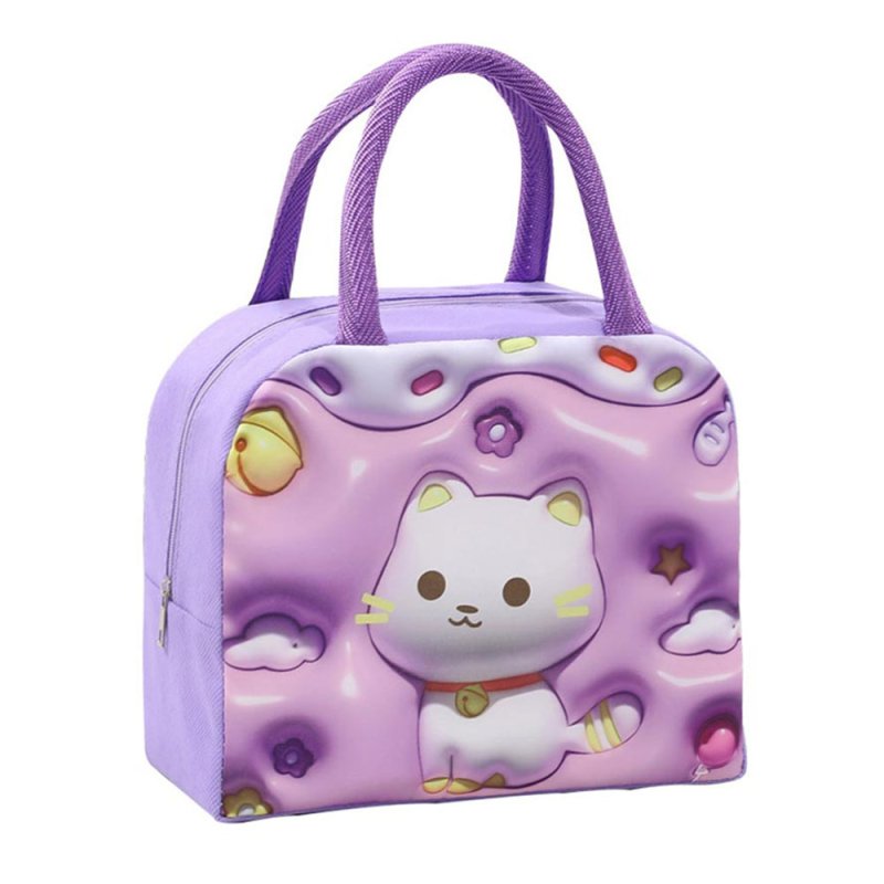 Ισοθερμική Τσάντα Φαγητού 5.5lt Amber 3003-31 Purple Cat