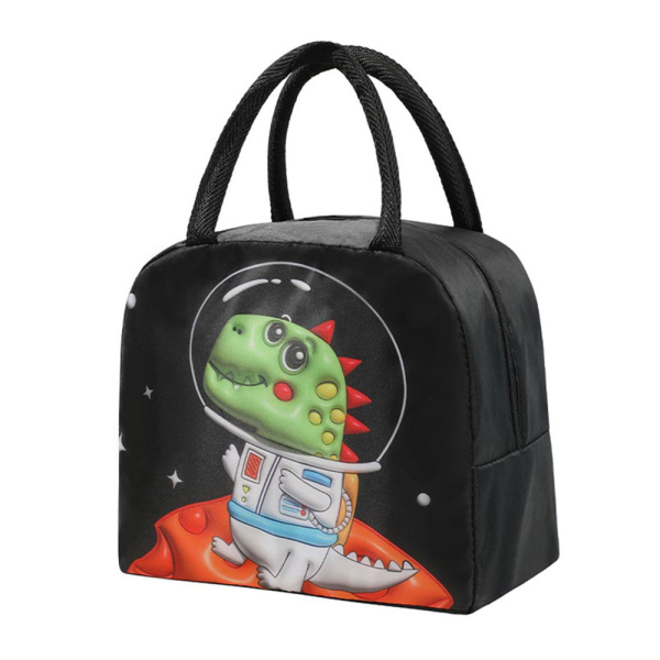 Ισοθερμική Τσάντα Φαγητού 5.5lt Amber 3003-34 Black Dinosaur