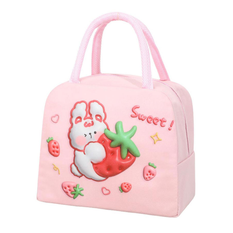 Ισοθερμική Τσάντα Φαγητού 5.5lt Amber 3003-35 Pink Strawberry