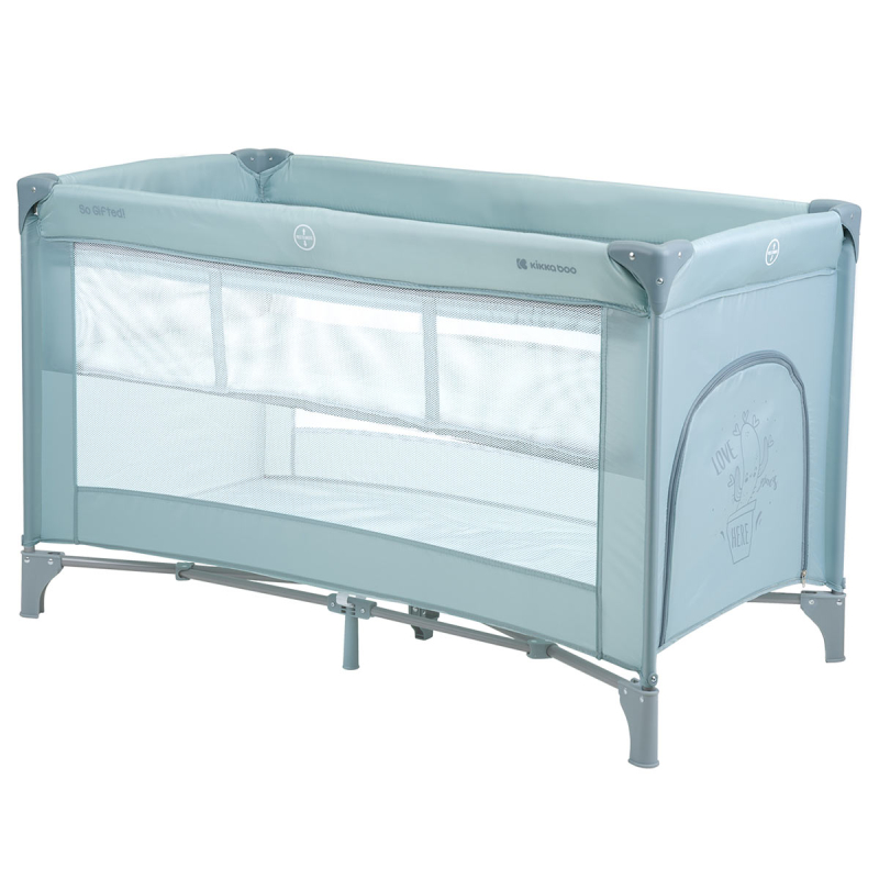 Παρκοκρέβατο 2 Θέσεων (0+ Μηνών/Έως 15kg) Kikka Boo So Gifted Mint 2023