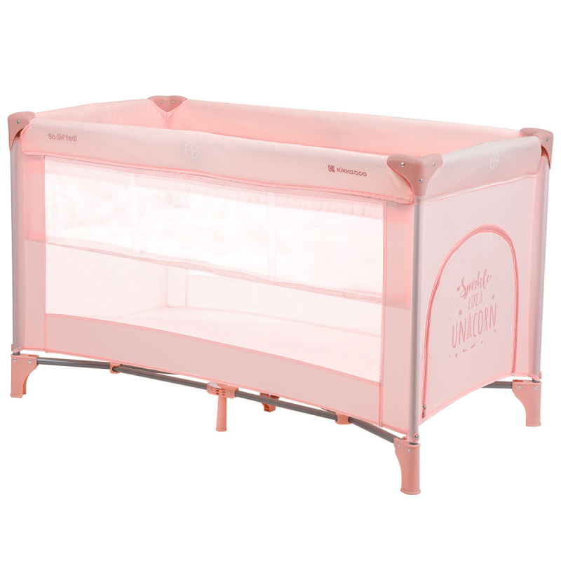 Παρκοκρέβατο 2 Θέσεων (0+ Μηνών/Έως 15kg) Kikka Boo So Gifted Pink 2023