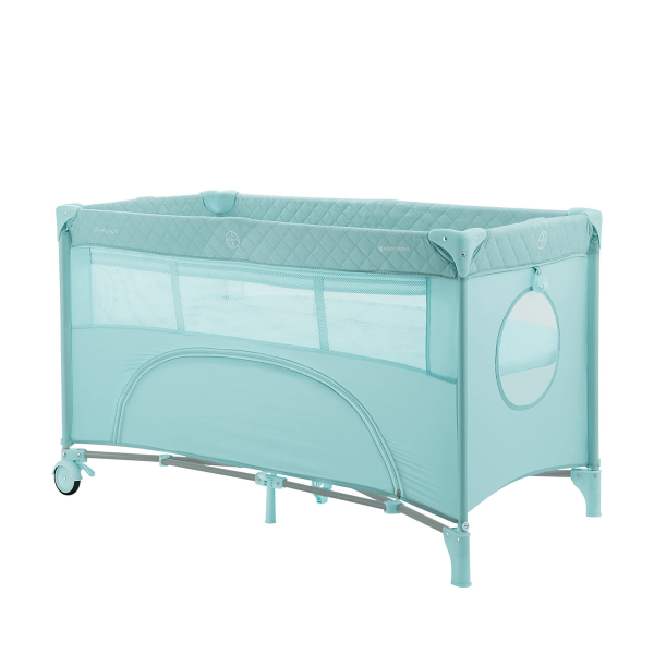 Παρκοκρέβατο 2 Θέσεων Με Αλλαξιέρα (0+ Μηνών/Έως 15kg) Kikka Boo Nighty Night Mint