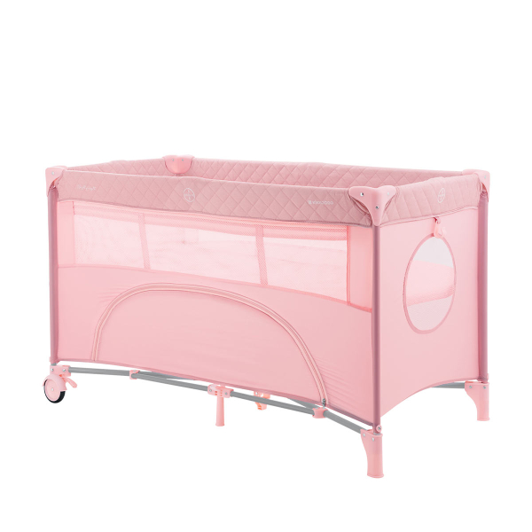 Παρκοκρέβατο 2 Θέσεων Με Αλλαξιέρα (0+ Μηνών/Έως 15kg) Kikka Boo Nighty Night Pink