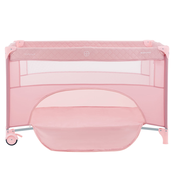 Παρκοκρέβατο 2 Θέσεων Με Αλλαξιέρα (0+ Μηνών/Έως 15kg) Kikka Boo Nighty Night Pink