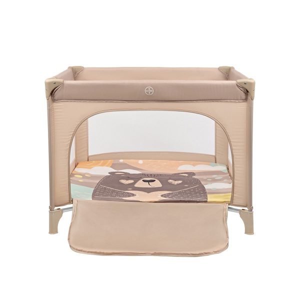 Παρκοκρέβατο (6-36 Μηνών/Έως 15kg) Kikka Boo Enjoy Beige Bear 2023