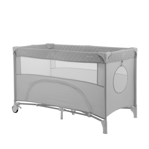 Παρκοκρέβατο 2 Θέσεων Με Αλλαξιέρα (0+ Μηνών/Έως 15kg) Kikka Boo Nighty Night Grey
