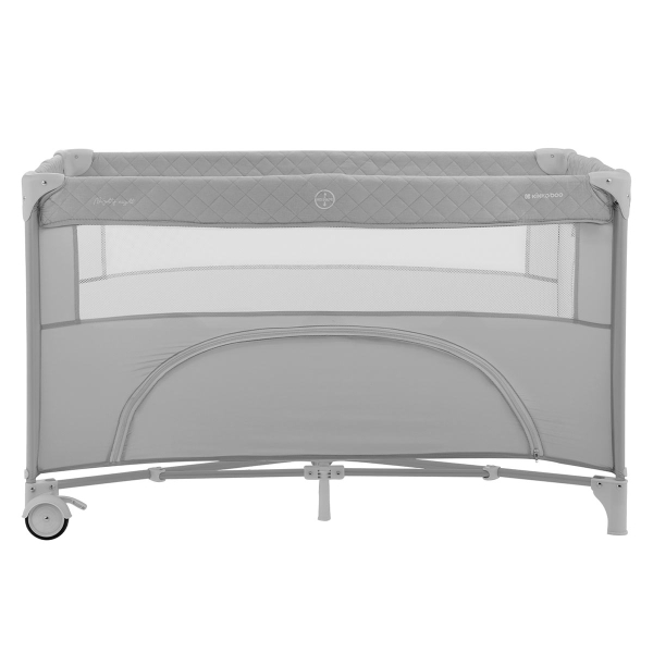 Παρκοκρέβατο 2 Θέσεων Με Αλλαξιέρα (0+ Μηνών/Έως 15kg) Kikka Boo Nighty Night Grey