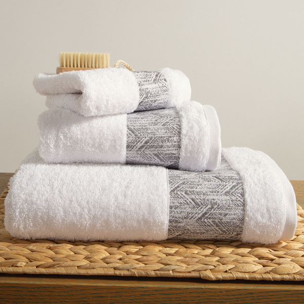 Πετσέτες Μπάνιου (Σετ 3τμχ) Nef-Nef Homeware Premium Depreo White 500gsm