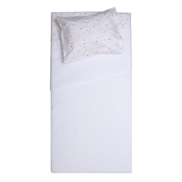 Κουβερτόριο Κούνιας (110x155) Viopros Δήλος Λευκό