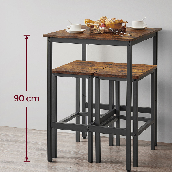 Τραπέζι Μπαρ (60x60x92) Vasagle LBT25X