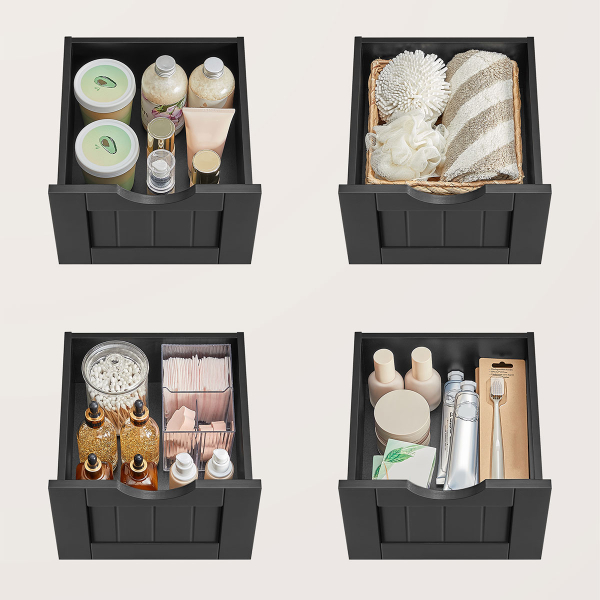 Συρταριέρα 4 Θέσεων (26.5x28.5x82) Vasagle LHC040BH02