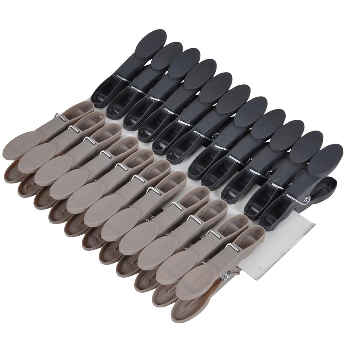 Μανταλάκια Ρούχων Πλαστικά (24τμχ) L-C Anthracite/Taupe MEN172TA φωτογραφία