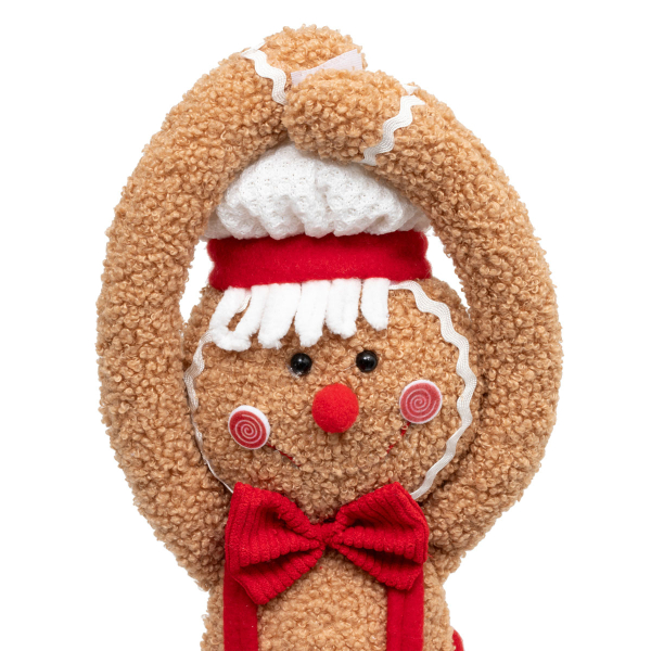Χριστουγεννιάτικο Λούτρινο (17x5x51) A-S Gingerbread Boy 208406