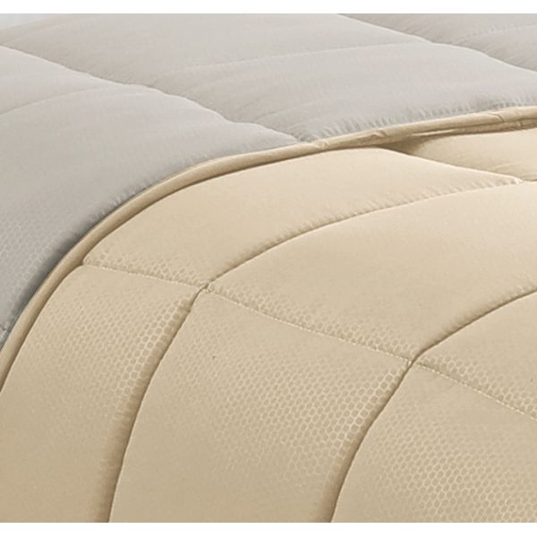 Πάπλωμα Μονό (160x220) 2 Όψεων Melinen Brooklyn Beige/Silver