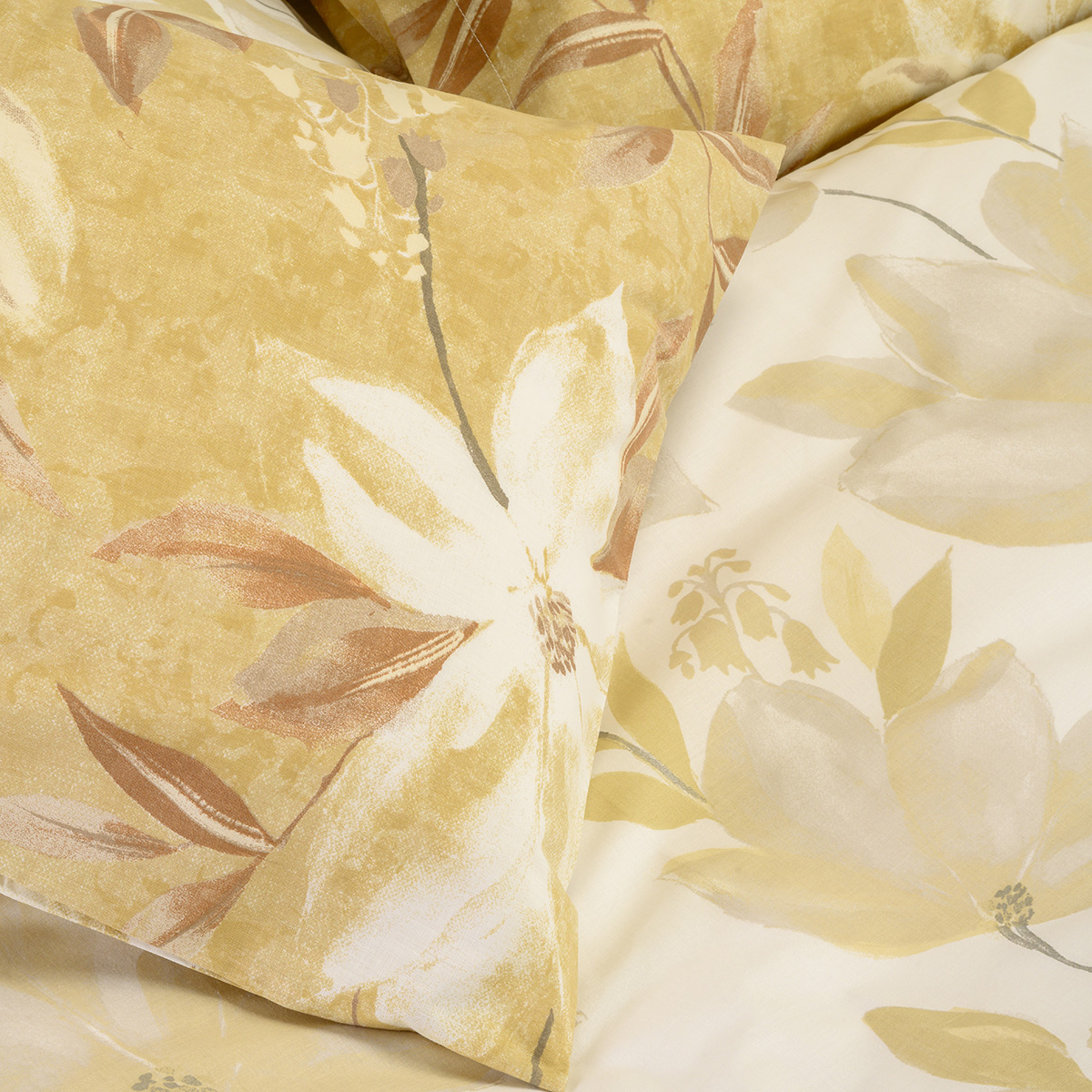 Σεντόνια Μονά (Σετ) Melinen Casual Line Giulia Ochre Χωρίς Λάστιχο 170X270 Home Λευκά Είδη Κρεβατοκάμαρας Spitishop