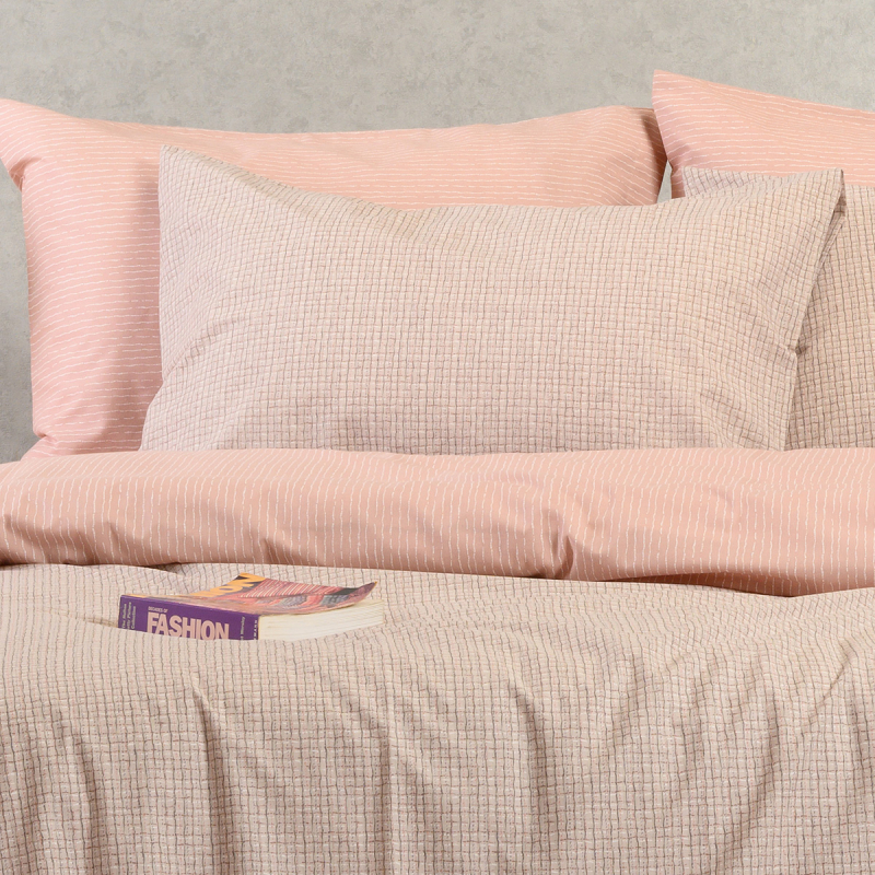 Ζεύγος Μαξιλαροθήκες (50x70) Melinen Casual Line Davide Rose