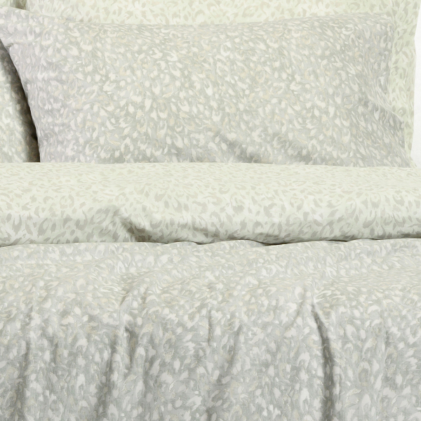 Ζεύγος Μαξιλαροθήκες (50x70) Melinen Casual Line Leo Aqua/Grey