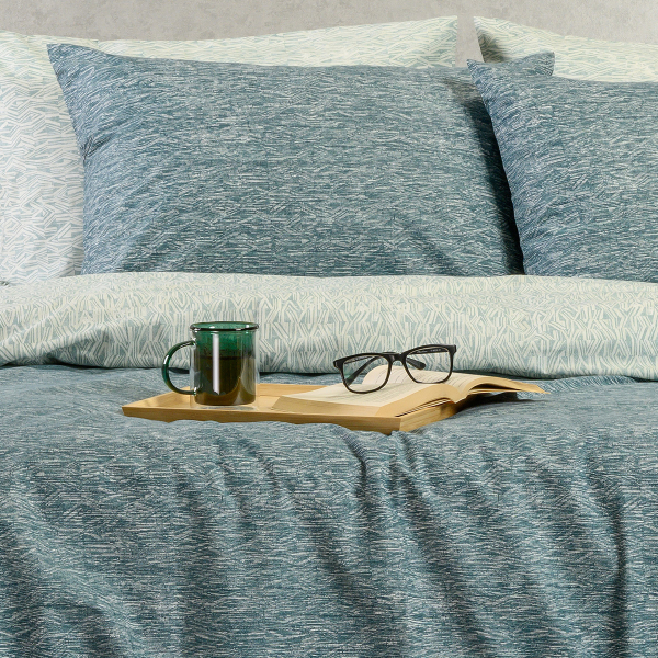 Ζεύγος Μαξιλαροθήκες (50x70) Melinen Casual Line Rafaelo Petrol