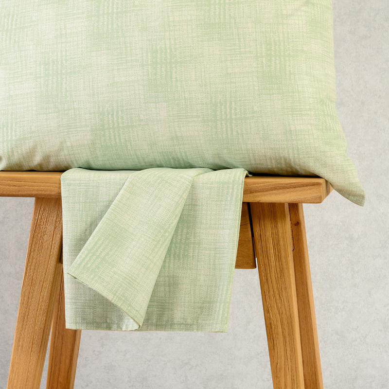 Σεντόνι Ημίδιπλο Με Λάστιχο + Μαξιλαροθήκη (Σετ) Melinen Ultra Line Mini Gianna Grey/Aqua