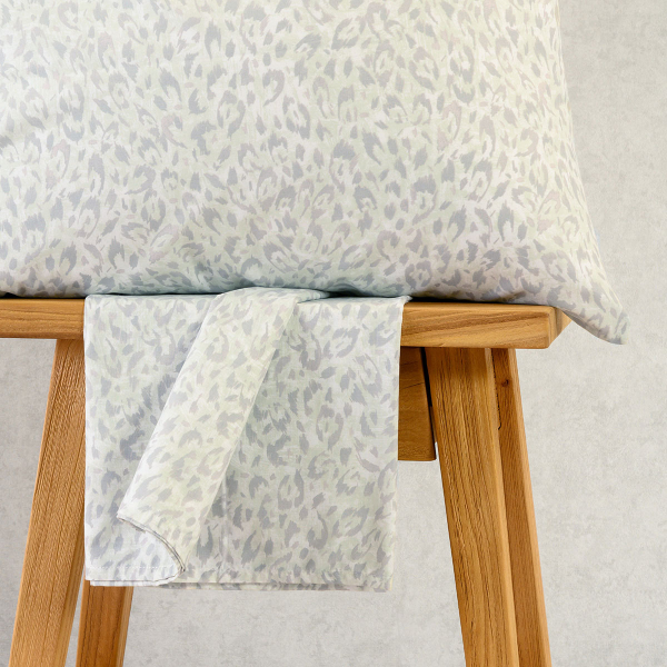 Σεντόνι Υπέρδιπλο Με Λάστιχο + Μαξιλαροθήκες (Σετ) Melinen Ultra Line Mini Leo Aqua/Grey