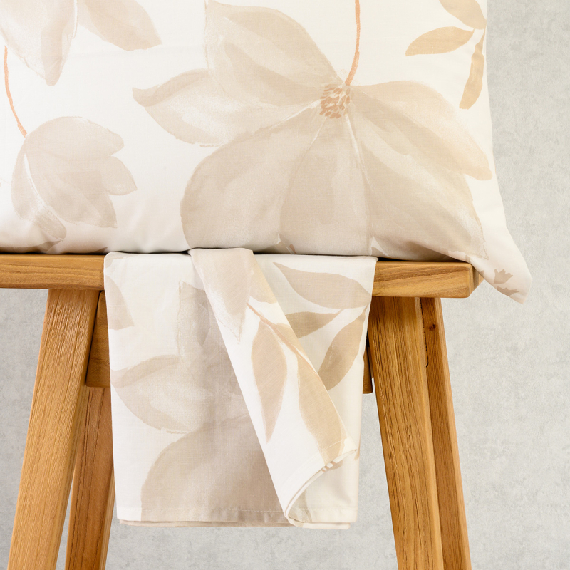 Σεντόνι King Size Με Λάστιχο + Μαξιλαροθήκες (Σετ) Melinen Ultra Line Mini Giulia Grey