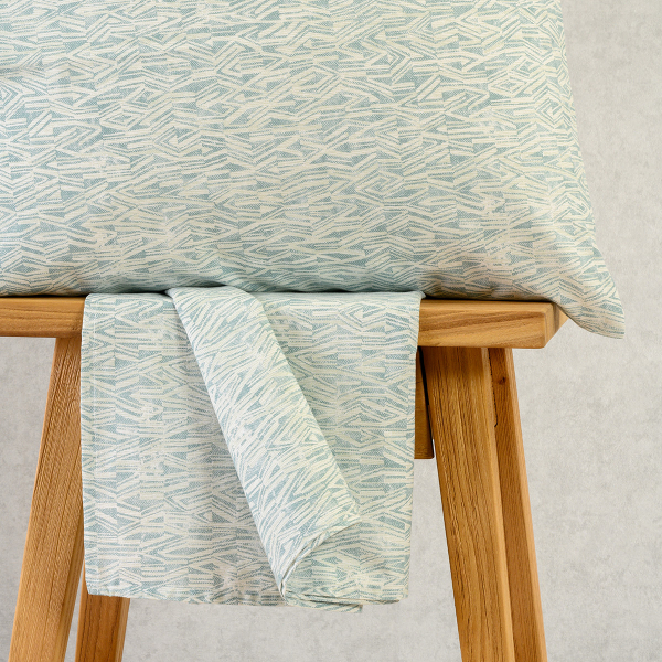 Σεντόνι King Size Με Λάστιχο + Μαξιλαροθήκες (Σετ) Melinen Ultra Line Mini Rafaelo Petrol