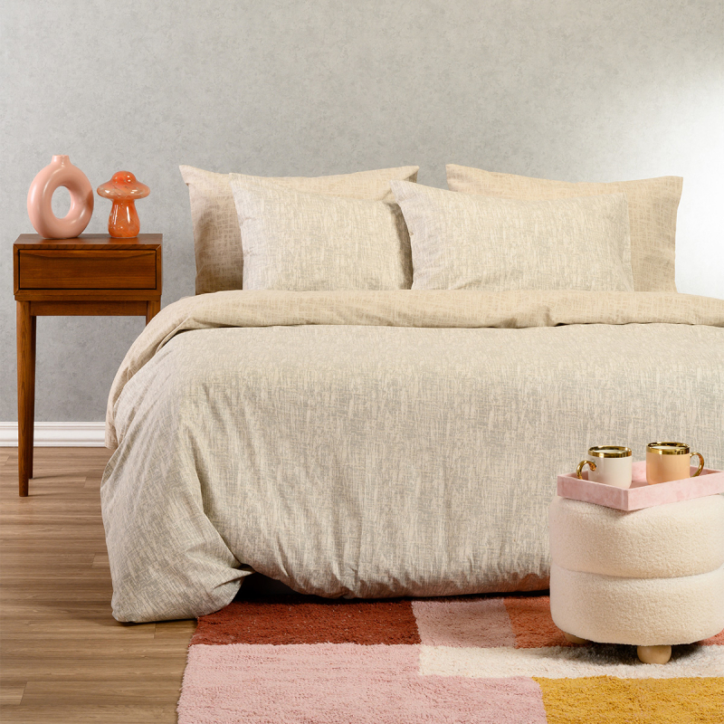 Σεντόνια Μονά (Σετ) Melinen Ultra Line Milan Grey