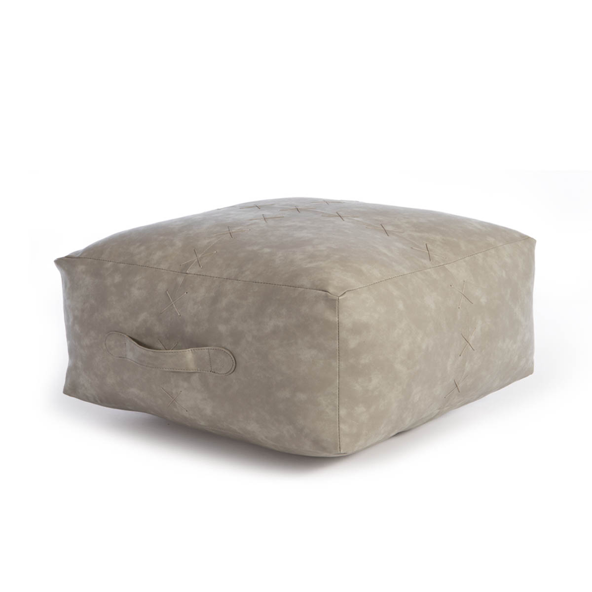 Πουφ (50X50X25) Nef-Nef Homeware Lethal Grey Home Έπιπλα Σαλονιού Spitishop
