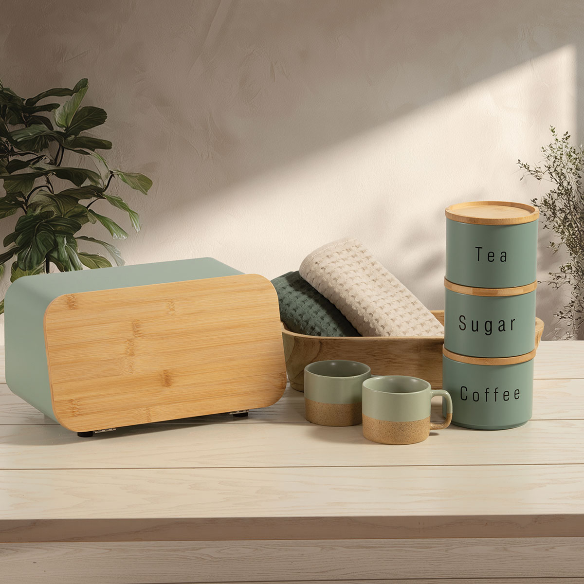Ψωμιέρα (34 5X19X17) Nef-Nef Homeware Green Home Οργάνωση & Αποθήκευση Κουζίνας Ψωμιέρες Spitishop