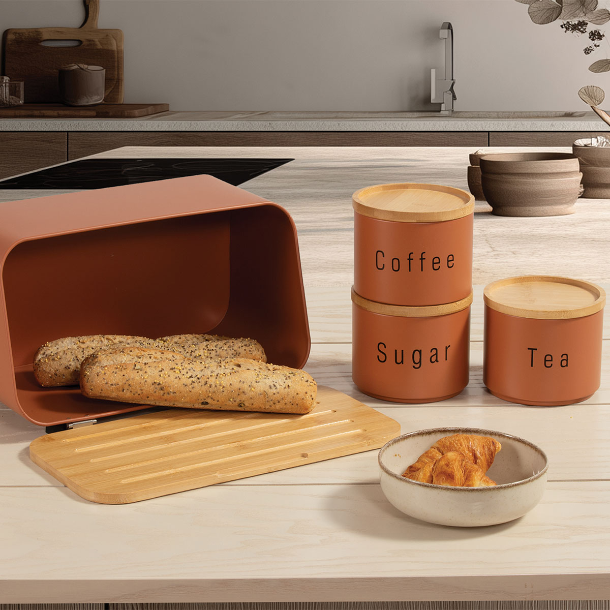 Ψωμιέρα (34 5X19X17) Nef-Nef Homeware Terra Home Οργάνωση & Αποθήκευση Κουζίνας Ψωμιέρες Spitishop