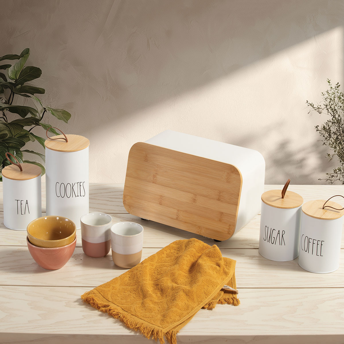Ψωμιέρα (34 5X19X17) Nef-Nef Homeware White Home Οργάνωση & Αποθήκευση Κουζίνας Ψωμιέρες Spitishop