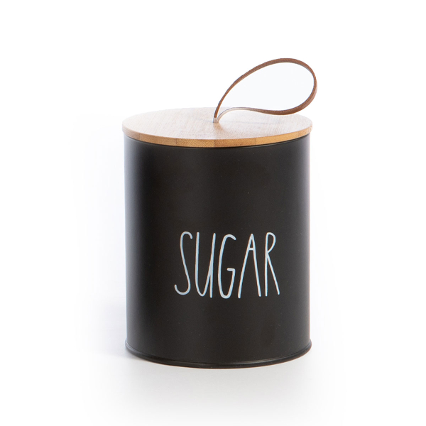 Δοχείο Ζάχαρης (Φ10.4x13) Nef-Nef Homeware Black