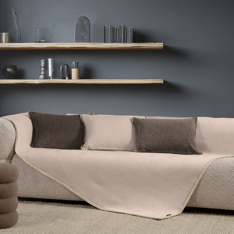 Ριχτάρι Καναπέ Τετραθέσιου 2 Όψεων (180x350) Nef-Nef Homeware Tanger New Beige/Ecru