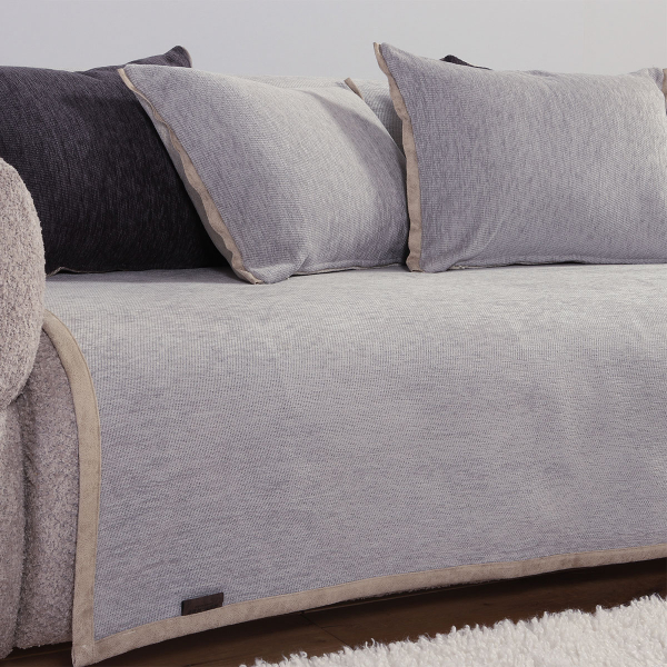 Ριχτάρι Καναπέ Τετραθέσιου 2 Όψεων (180x350) Nef-Nef Homeware Tanger New Grey/Ecru