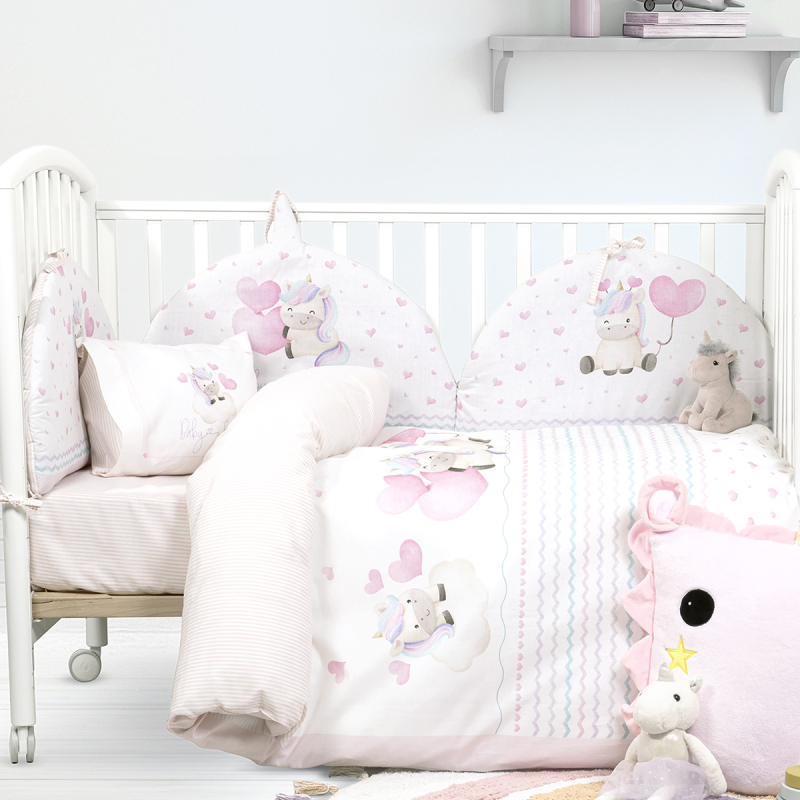 Κουβερλί Κούνιας (100x140) 2 Όψεων Nima Baby Luni Uni