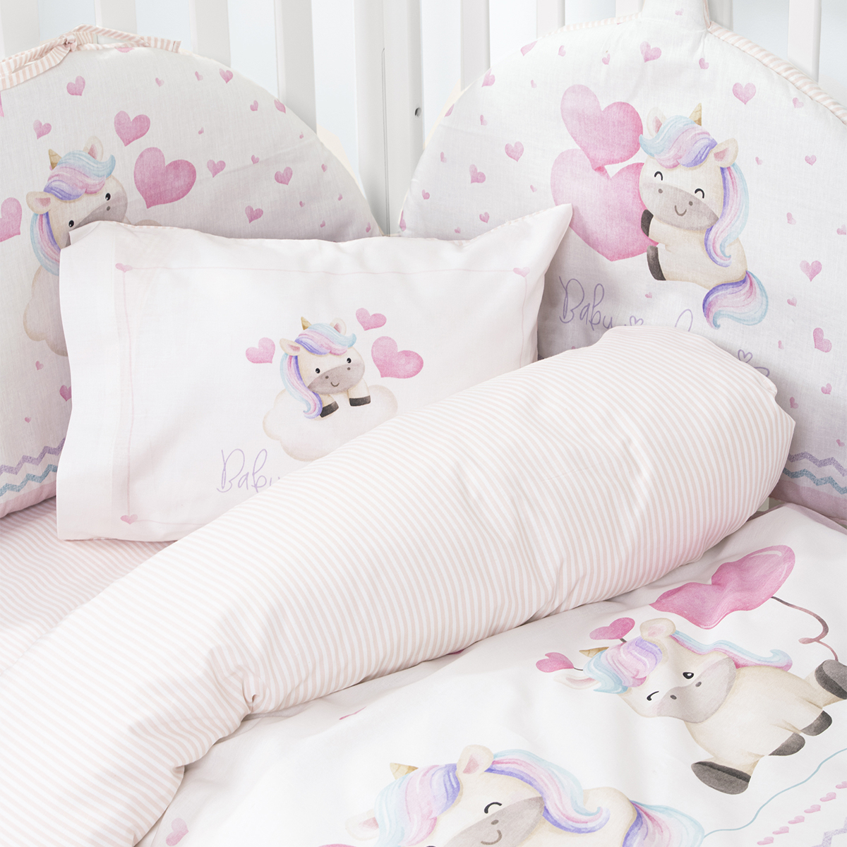 Κουβερλί Κούνιας (100X140) 2 Όψεων Nima Baby Luni Uni Home Βρεφικά Προίκα Μωρού Spitishop